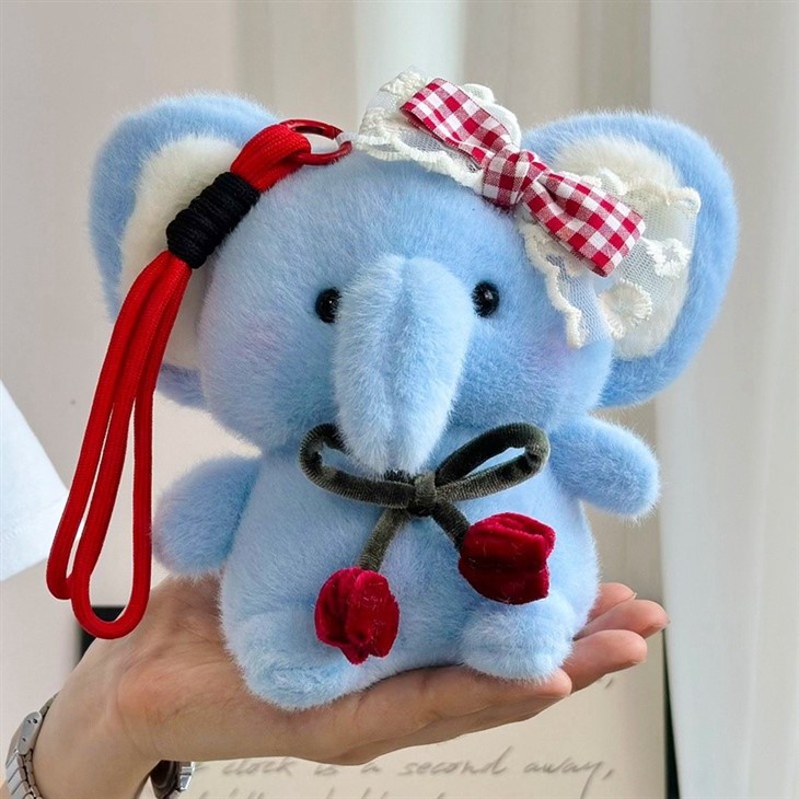 Cute Blue Elephant Plush Toy