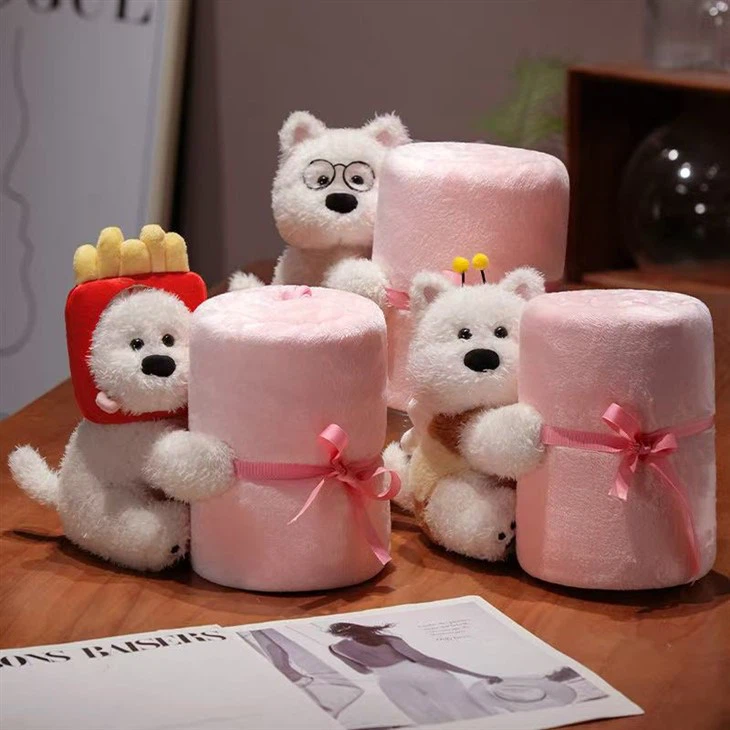 Plush Doll Sitting Blanket